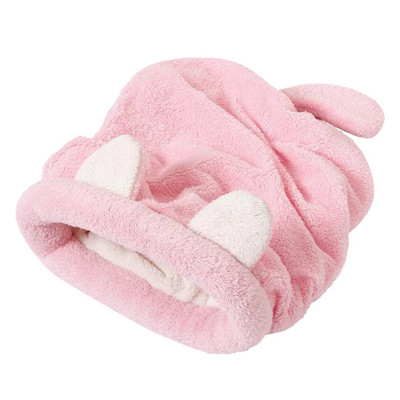 Pet Dog House Cat Sleeping Bag Warm Dog Cat Bed Lovely Pet Warm Mat Cushion Kennels Pet Supplies - Size M (Pink) Accessories