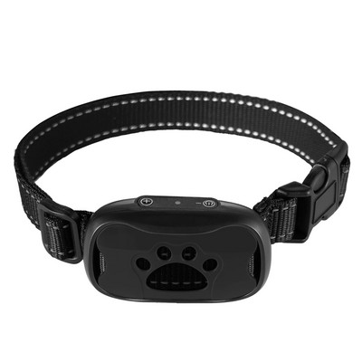 Nauji USB elektriniai šunų dresavimo antkakliai Ultragarsiniai naminių šunų nuo lojimo stabdymo vibracijos antilojantys antkakliai, atsparūs vandeniui