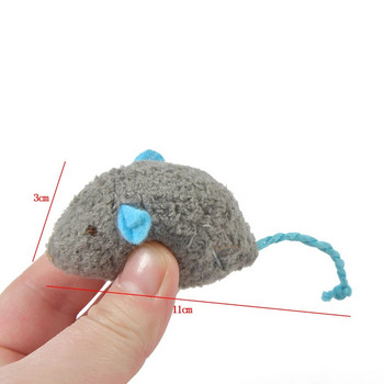 3 бр./лот Mix Pet Toy Catnip Mice Cats Toys Забавна плюшена мишка Cat Toy for Kitten Плюшена мишка