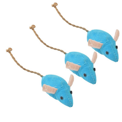 3 τεμ/παρτίδα Mix Pet Toy Catnip Mice Cats Toys Fun βελούδινο ποντίκι για γάτα Παιχνίδι για γατάκι βελούδινο ποντίκι