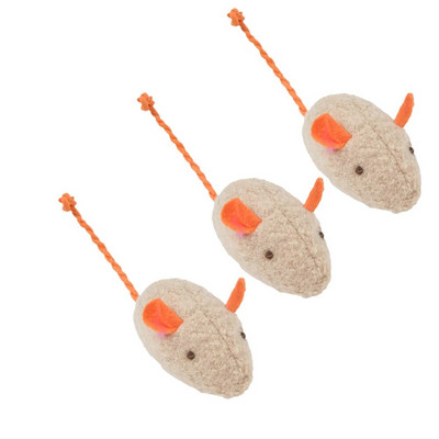 3 τεμ/παρτίδα Mix Pet Toy Catnip Mice Cats Toys Fun βελούδινο ποντίκι για γάτα Παιχνίδι για γατάκι βελούδινο ποντίκι