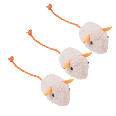 3 τεμ/παρτίδα Mix Pet Toy Catnip Mice Cats Toys Fun βελούδινο ποντίκι για γάτα Παιχνίδι για γατάκι βελούδινο ποντίκι