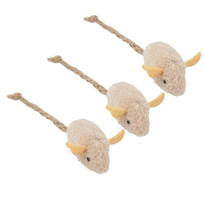 3 τεμ/παρτίδα Mix Pet Toy Catnip Mice Cats Toys Fun βελούδινο ποντίκι για γάτα Παιχνίδι για γατάκι βελούδινο ποντίκι