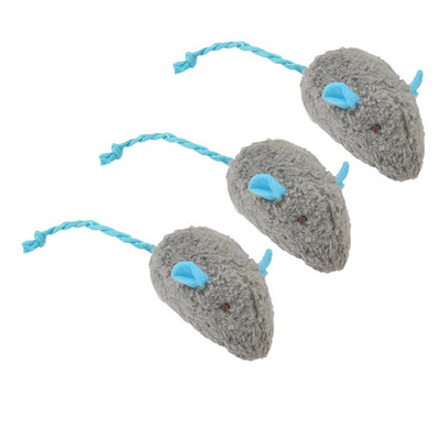 3 τεμ/παρτίδα Mix Pet Toy Catnip Mice Cats Toys Fun βελούδινο ποντίκι για γάτα Παιχνίδι για γατάκι βελούδινο ποντίκι