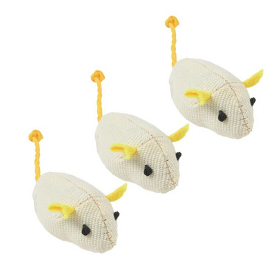 3 τεμ/παρτίδα Mix Pet Toy Catnip Mice Cats Toys Fun βελούδινο ποντίκι για γάτα Παιχνίδι για γατάκι βελούδινο ποντίκι