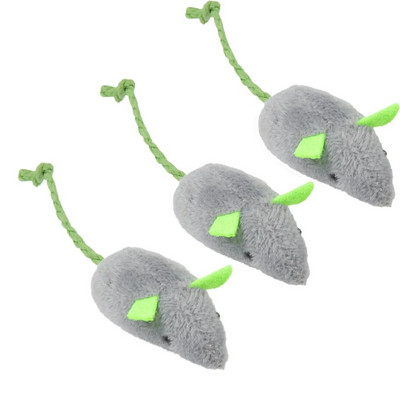 3 τεμ/παρτίδα Mix Pet Toy Catnip Mice Cats Toys Fun βελούδινο ποντίκι για γάτα Παιχνίδι για γατάκι βελούδινο ποντίκι