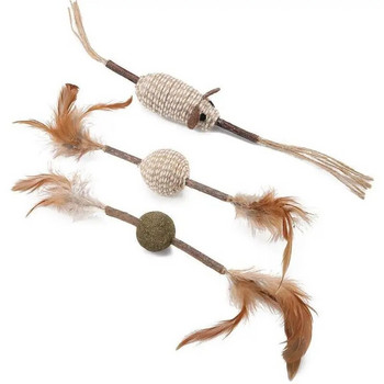 Cats Kitten Chew Παιχνίδι Catnip Molar Toy Cat Chew Sticks Dental Health Καθαρίστε τα δόντια γάτας και αφαιρέστε την πέτρα της γάτας Παιχνίδια για κατοικίδια Προμήθειες για κατοικίδια