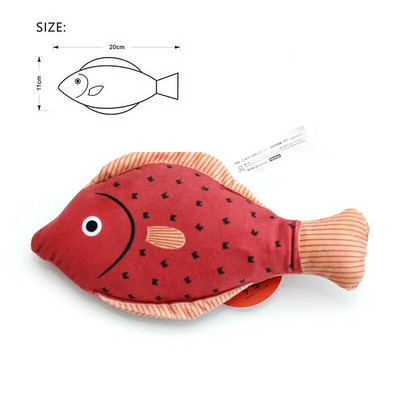 Παιχνίδι γάτα Catnip 3D Simulation Fish Goldfish Kitten Toys Pillowfish Διαδραστικό ήχο Cat Chew Bite Λούτρινα παιχνίδια Προμήθειες για γάτες