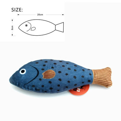 Παιχνίδι γάτα Catnip 3D Simulation Fish Goldfish Kitten Toys Pillowfish Διαδραστικό ήχο Cat Chew Bite Λούτρινα παιχνίδια Προμήθειες για γάτες