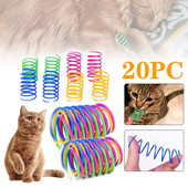 Kitten Coil Spiral Springs Cat Toys Interactive Gauge Cat Spring Toy Colorful Springs Cat Pet Toy Pet Προϊόντα
