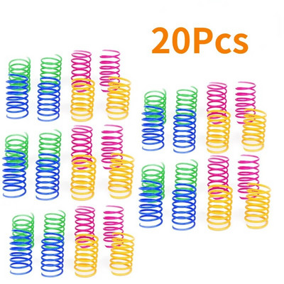 Kitten Coil Spiral Springs Cat Toys Interactive Gauge Cat Spring Toy Colorful Springs Cat Pet Toy Pet Προϊόντα