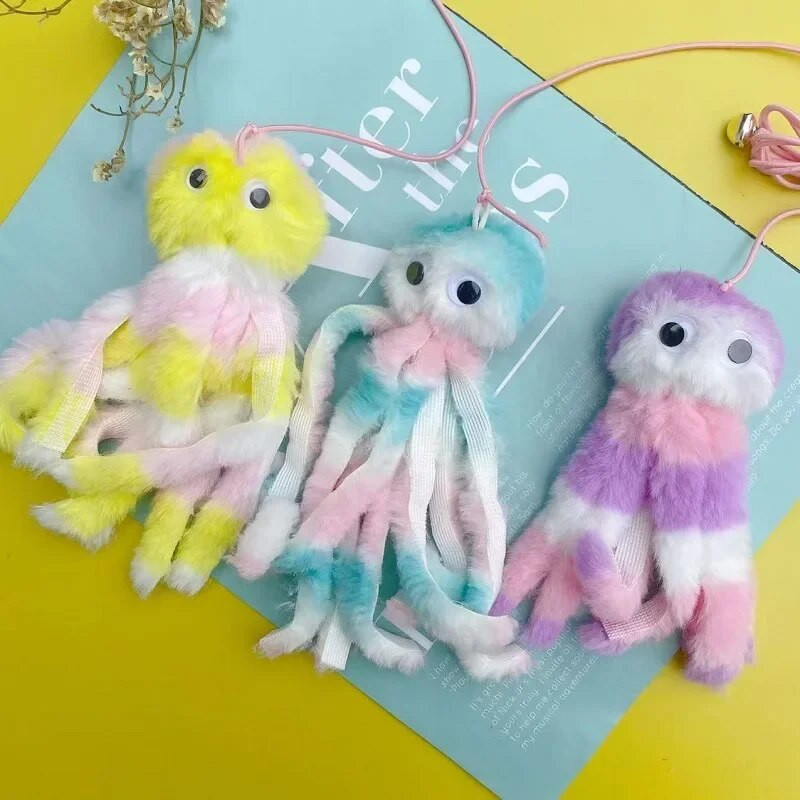 Macskajáték akasztós szimuláció Elasztikus macskabot rajzfilm ajtó Elasztikus kötél macskajáték önélvezet és unalomcsillapító hinta macskajáték