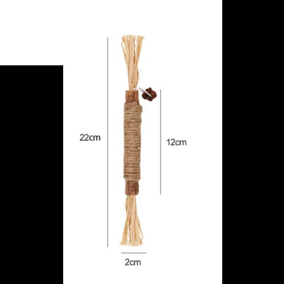 1 PC Παιχνίδια για γάτες Silvervine Chew Stick Polygonum Kitty Raffia Grass Pet Supplies Cleaning Teeth Stick Pet Bite Cat Toy Canmp Rope