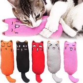 Rustle Sound Catnip Toy Cats Προϊόν για κατοικίδια Χαριτωμένα παιχνίδια για γάτες για γατάκια Τρίξιμο δόντια γάτας Λούτρινο παιχνίδι Μαξιλάρι αντίχειρα Αξεσουάρ για κατοικίδια