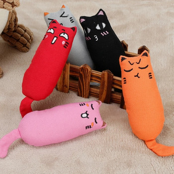 Rustle Sound Catnip Toy Cats Προϊόν για κατοικίδια Χαριτωμένα παιχνίδια για γάτες για γατάκια Τρίξιμο δόντια γάτας Λούτρινο παιχνίδι Μαξιλάρι αντίχειρα Αξεσουάρ για κατοικίδια