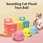 Cat Toys Έξυπνη Διαδραστική Μπάλα Catnip Εκπαίδευση Γάτας Παιχνίδι Μπάλα για κατοικίδια για γάτες Kitten Kitty Pet Squeaky Toy Supplies Products