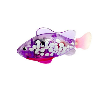Παιχνίδι Pet Cat Toy LED Διαδραστικό ρομπότ κολύμβησης Παιχνίδι ψαριών για γάτα Λαμπερό ηλεκτρικό παιχνίδι ψαριών για τόνωση των ενστίκτων κυνηγού του κατοικίδιου