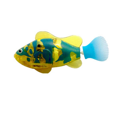 Παιχνίδι Pet Cat Toy LED Διαδραστικό ρομπότ κολύμβησης Παιχνίδι ψαριών για γάτα Λαμπερό ηλεκτρικό παιχνίδι ψαριών για τόνωση των ενστίκτων κυνηγού του κατοικίδιου