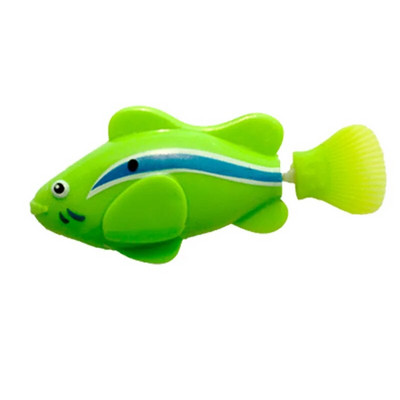Παιχνίδι Pet Cat Toy LED Διαδραστικό ρομπότ κολύμβησης Παιχνίδι ψαριών για γάτα Λαμπερό ηλεκτρικό παιχνίδι ψαριών για τόνωση των ενστίκτων κυνηγού του κατοικίδιου