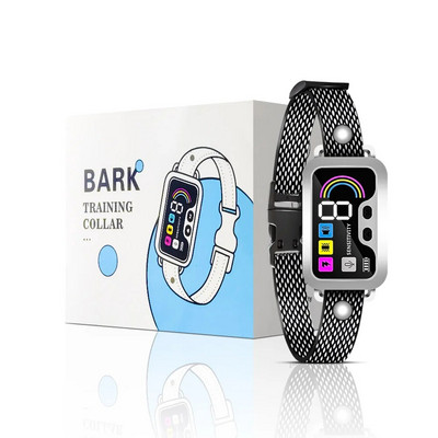 2024. aasta uus nutikas koera haukumise kaelarihm, nutikas haukumisvastane treeningkaelarihm reguleeritava piiksu vibratsioonišoki ja tundlikkusega