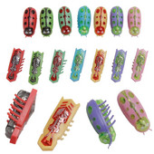 Mini Electric Bug Pet Dog Cat Toy Διαδραστικό χαριτωμένο πασχαλίτσα Beetle Σχήμα Ζώου Παιχνίδια γάτας Παιχνίδια με έντομα που περπατούν για γάτα