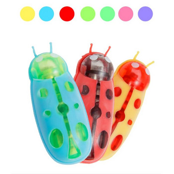 Mini Electric Bug Pet Dog Cat Toy Interactive Cute Ladybird Beetle Animal Shape Cat Toys Walking Insect Cat Playing Supplies