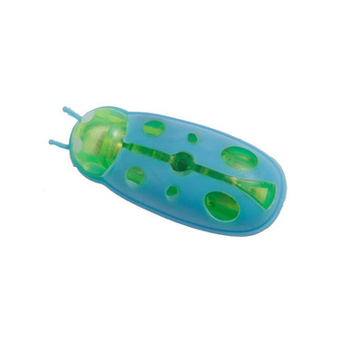 Mini Electric Bug Pet Dog Cat Toy Διαδραστικό χαριτωμένο πασχαλίτσα Beetle Σχήμα Ζώου Παιχνίδια γάτας Παιχνίδια με έντομα που περπατούν για γάτα