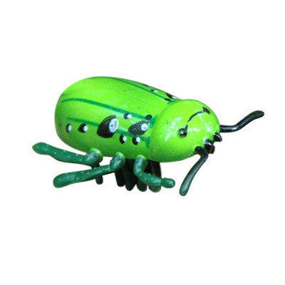 Mini Electric Bug Pet Dog Cat Toy Διαδραστικό χαριτωμένο πασχαλίτσα Beetle Σχήμα Ζώου Παιχνίδια γάτας Παιχνίδια με έντομα που περπατούν για γάτα