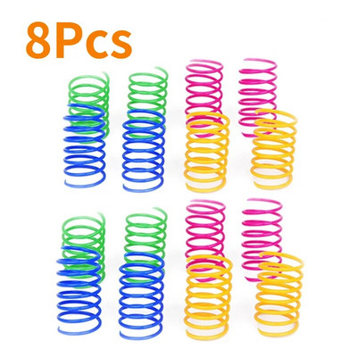 Kitten Coil Spiral Springs Cat Toys Interactive Gauge Cat Spring Toy Colorful Springs Cat Pet Toy Pet Προϊόντα