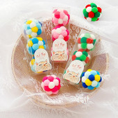 DIY βελούδινη μπάλα για γάτα Παιχνίδι Rainbow Bell Ball Προμήθειες για κατοικίδια Σίγαση μπάλα γάτες Παιχνίδια Μπάλα Catnip Διαδραστική μπάλα για γάτα Παιχνίδι για γάτα Λούτρινα πράγματα για γάτες