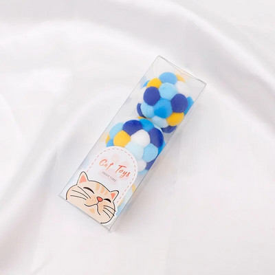 DIY βελούδινη μπάλα για γάτα Παιχνίδι Rainbow Bell Ball Προμήθειες για κατοικίδια Σίγαση μπάλα γάτες Παιχνίδια Μπάλα Catnip Διαδραστική μπάλα για γάτα Παιχνίδι για γάτα Λούτρινα πράγματα για γάτες