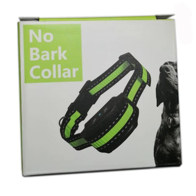 Lemmiklooma koera haukumisvastane seade USB-laadimine elektrišokk Koerte treeningkaelarihm koera peatada haukumise heli vibratsioon haukumisvastased kaelarihmad