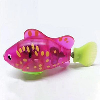 Cat Interactive Electric Fish Toy Water Cat Toy for Indoor Play Swimming Robot Fish Toy για γάτα και σκύλο με φωτεινά LED παιχνίδια για κατοικίδια