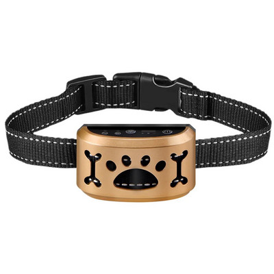 Koerte haukumisvastane seade Automaatne USB koerte treeningkaelarihm Koerte haukumise peatamiseks vibratsioon laetav elektriga haukumise kaelarihm