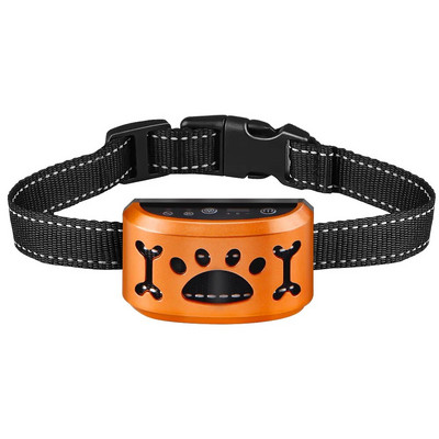 Koerte haukumisvastane seade Automaatne USB koerte treeningkaelarihm Koerte haukumise peatamiseks vibratsioon laetav elektriga haukumise kaelarihm