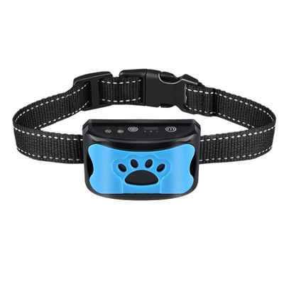 Koerte haukumisvastane seade Automaatne USB koerte treeningkaelarihm Koerte haukumise peatamiseks vibratsioon laetav elektriga haukumise kaelarihm