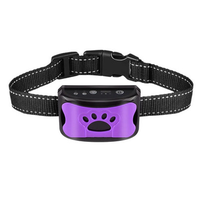 Koerte haukumisvastane seade Automaatne USB koerte treeningkaelarihm Koerte haukumise peatamiseks vibratsioon laetav elektriga haukumise kaelarihm