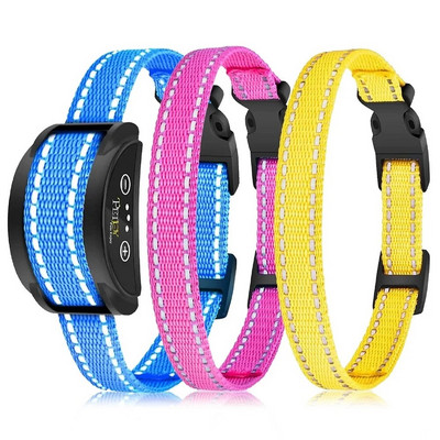 Autonominis antkaklis nuo lojimo, naminių šunų antkaklis nuo lojimo, garso statinis antkaklis su 5 jautriais lygiais, įkraunamas, atsparus vandeniui