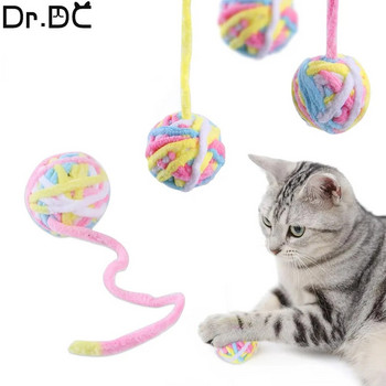 Играчките за котки Dr.DC Pet са самозабавни играчки за дъвчене и дразнене на котки, топки, цветна вълна, консумативи за кучета, фиджет играчка за котки, аксесоари