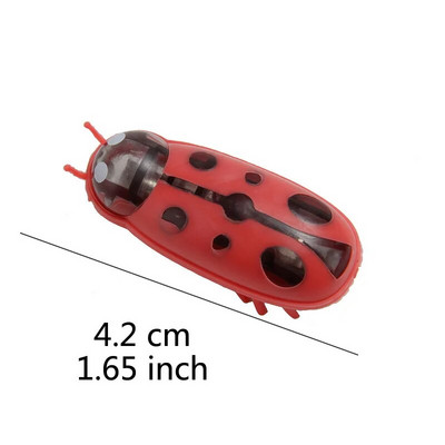 Funny Electric Bugs Catnip Toy Automatic Tunnel Mini Robot Bug Δόνηση εντόμων Παιχνίδια για γάτες Λειτουργεί με μπαταρία Κατσαρίδα Πασχαλίτσα