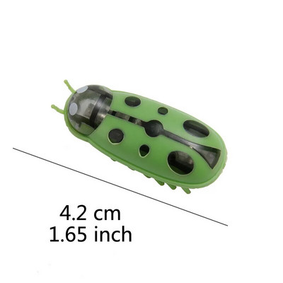 Funny Electric Bugs Catnip Toy Automatic Tunnel Mini Robot Bug Δόνηση εντόμων Παιχνίδια για γάτες Λειτουργεί με μπαταρία Κατσαρίδα Πασχαλίτσα