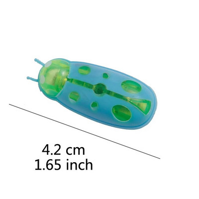 Funny Electric Bugs Catnip Toy Automatic Tunnel Mini Robot Bug Δόνηση εντόμων Παιχνίδια για γάτες Λειτουργεί με μπαταρία Κατσαρίδα Πασχαλίτσα