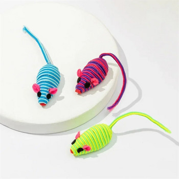 Pet Cat Toy Color Winding Mouse Cat Toy Pet Supplies Котешка интерактивна играчка за дъвчене Аксесоари за домашни любимци Инструмент за почистване на зъби