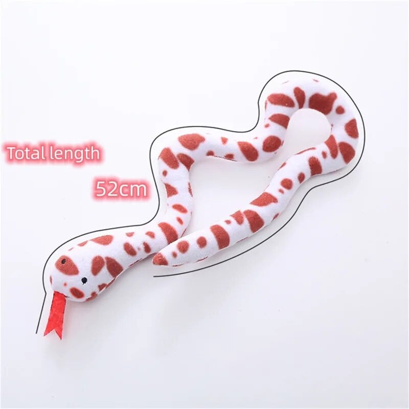 Macskamenta Interaktív játék Plüss macskajáték Torkos kígyóharapásálló őrlőfog interaktív játék Ajándék macska kisállat-kiegészítőknek