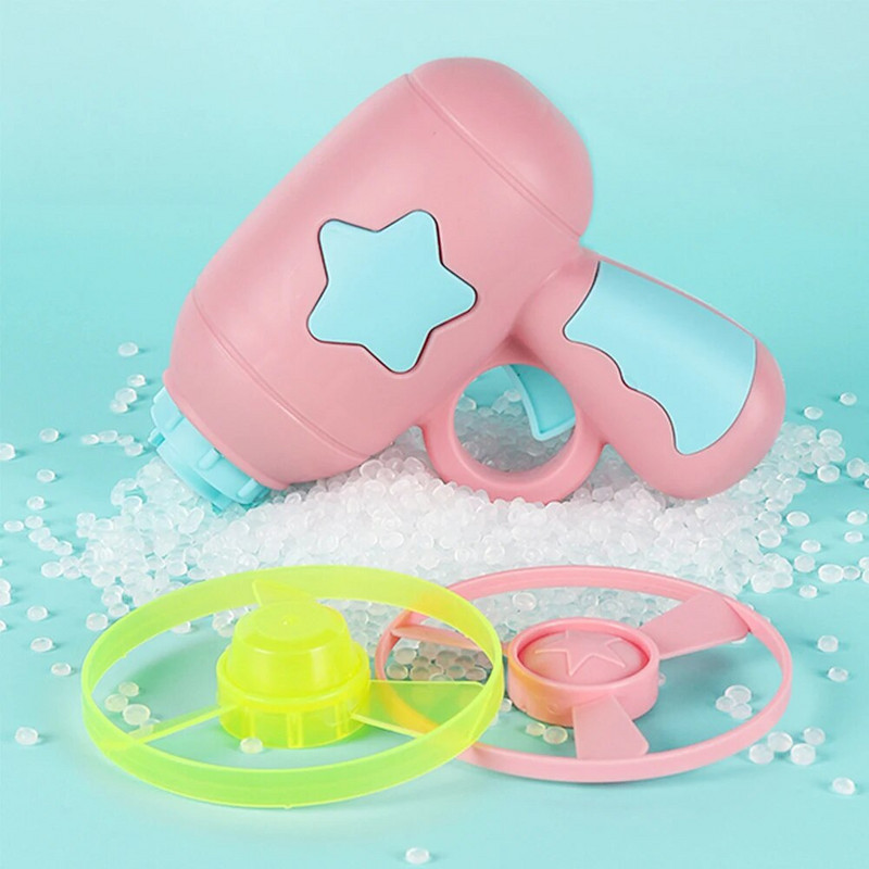 Új vicces macskajáték interaktív játék kisállatkiképző játék mini repülő lemez szélmalom katapult kisállat játékok macska kutya rágó játék kellékek