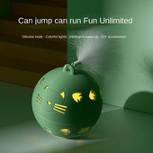 Crazy Ball Διαδραστικό παιχνίδι γάτας Αυτοκινούμενο γατάκι που πηδά παιχνίδια με μπάλα Αισθητήρας κραδασμών Γάτες Παιχνίδι Αξεσουάρ για γάτες Προμήθειες για κατοικίδια