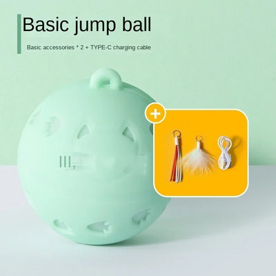 Crazy Ball Διαδραστικό παιχνίδι γάτας Αυτοκινούμενο γατάκι που πηδά παιχνίδια με μπάλα Αισθητήρας κραδασμών Γάτες Παιχνίδι Αξεσουάρ για γάτες Προμήθειες για κατοικίδια