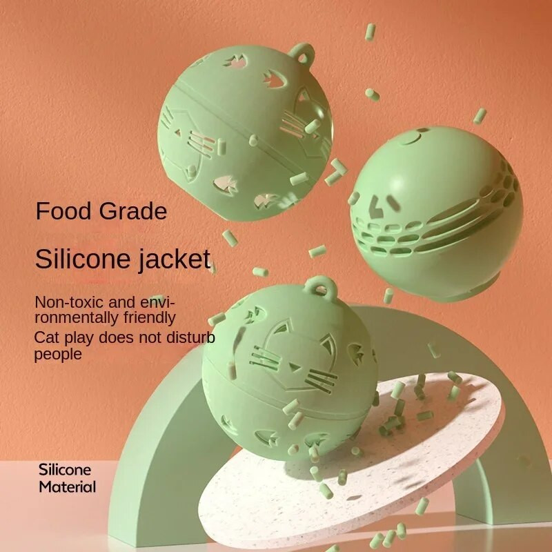 Crazy Ball interaktív macskajáték Önmozgó cica ugráló labdás játékok Rezgésérzékelő macskák Játék játék macskatartozékok kisállat kellékek