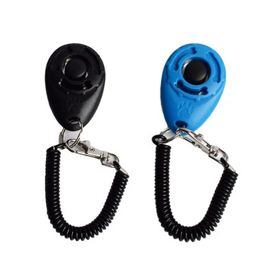 2/Опаковка Щракалка за обучение на кучета с регулируема каишка за китка Издръжлива, лека, лесна за използване за котки, кученца, птици, коне