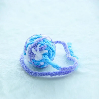 MADDEN Funny Cat Toys Πολύχρωμες μπάλες από νήματα με διαδραστικό παιχνίδι για μάσημα για γατάκια γεμιστά Προμήθειες για μπάλα για γάτες